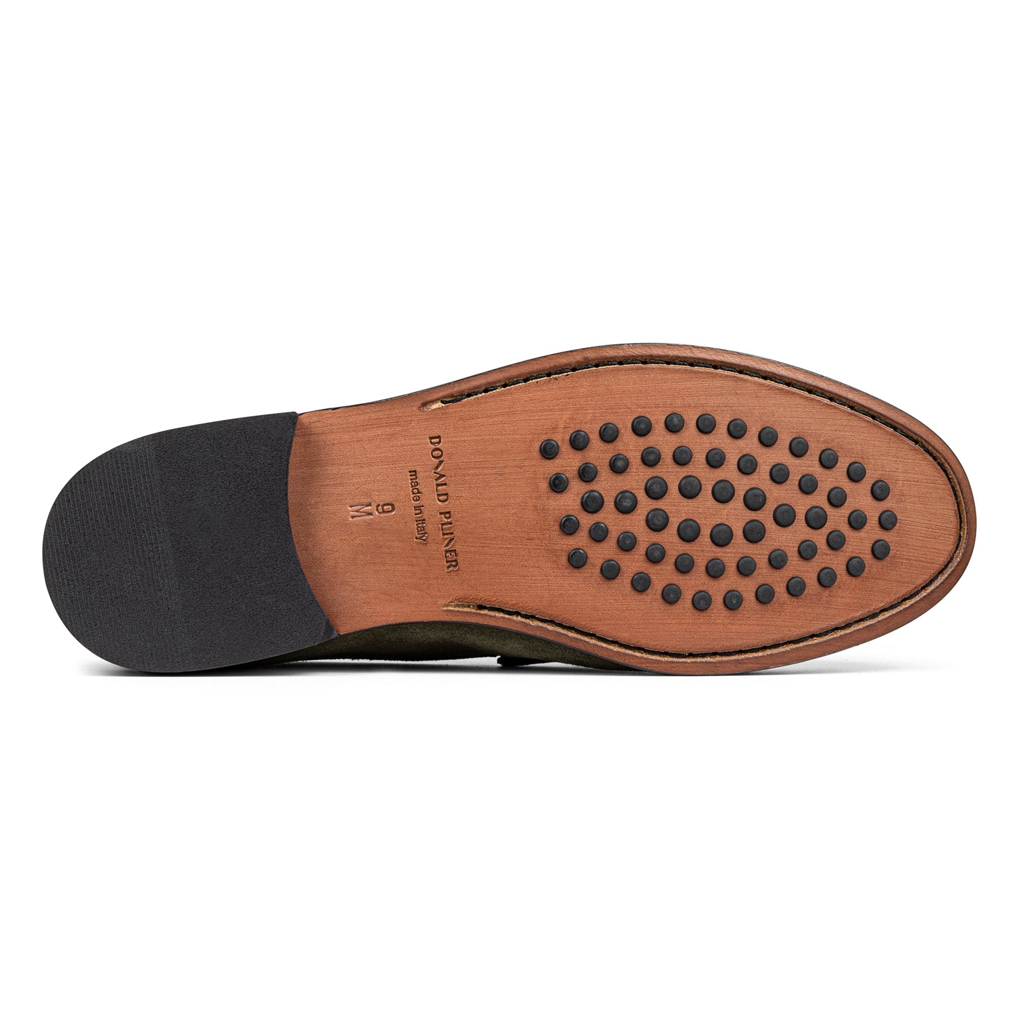 EVANSTON - Military Green Suede | Donald Pliner Casual