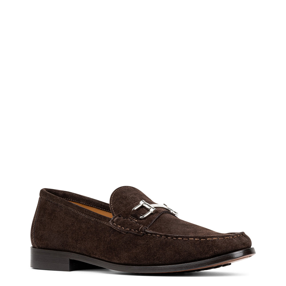 EVANSTON - Chocolate Brown Suede | Donald Pliner Casual