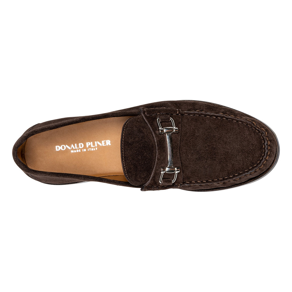 EVANSTON - Chocolate Brown Suede | Donald Pliner Casual