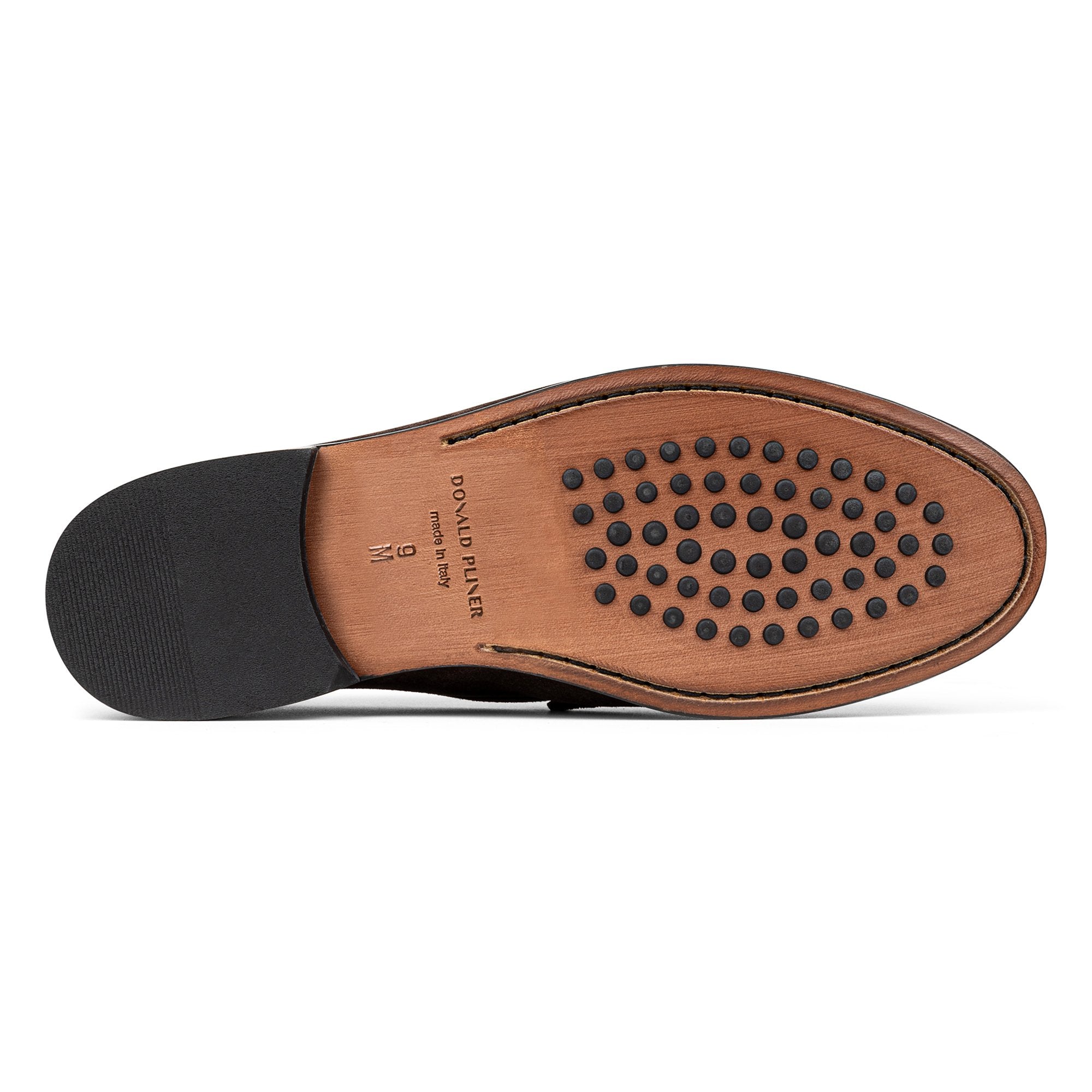 EVANSTON - Chocolate Brown Suede | Donald Pliner Casual