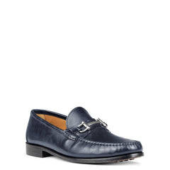 EVANSTON - Navy Leather | Donald Pliner Casual