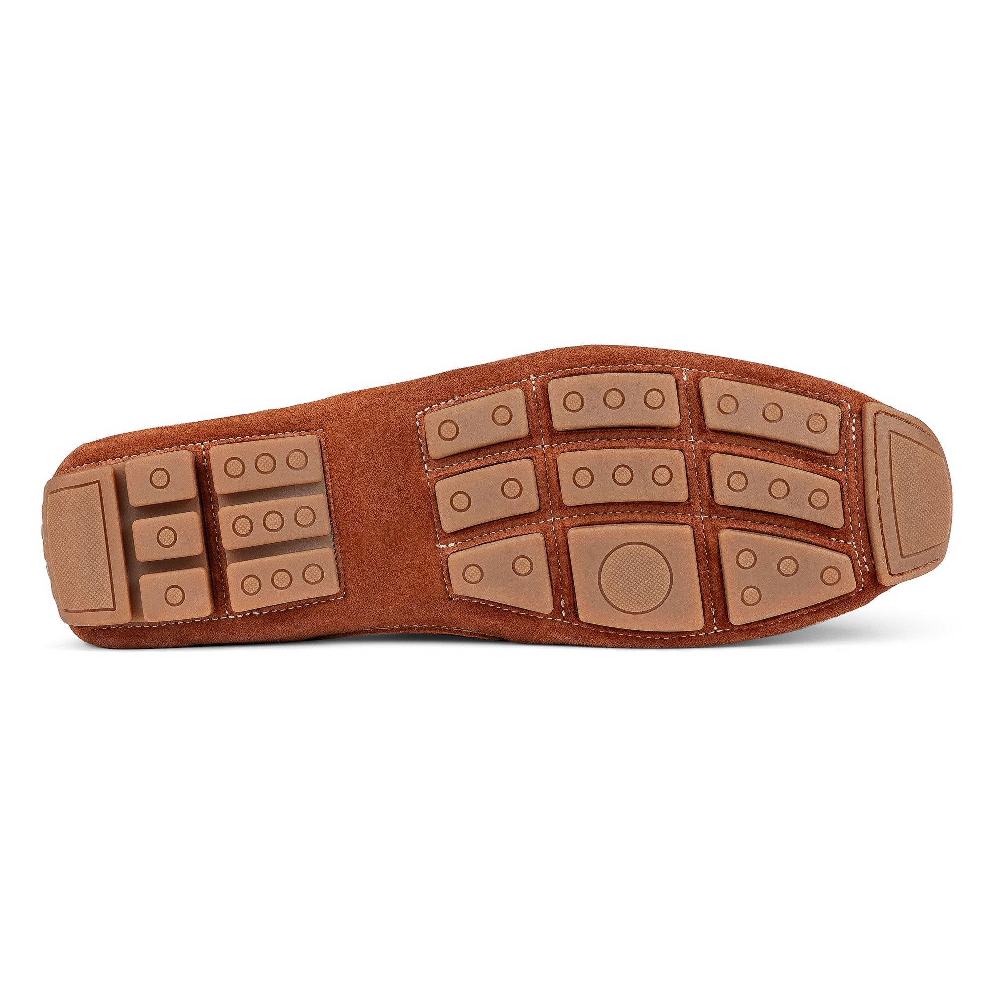 DACIO DRIVER - Cognac Suede | Donald Pliner Casual
