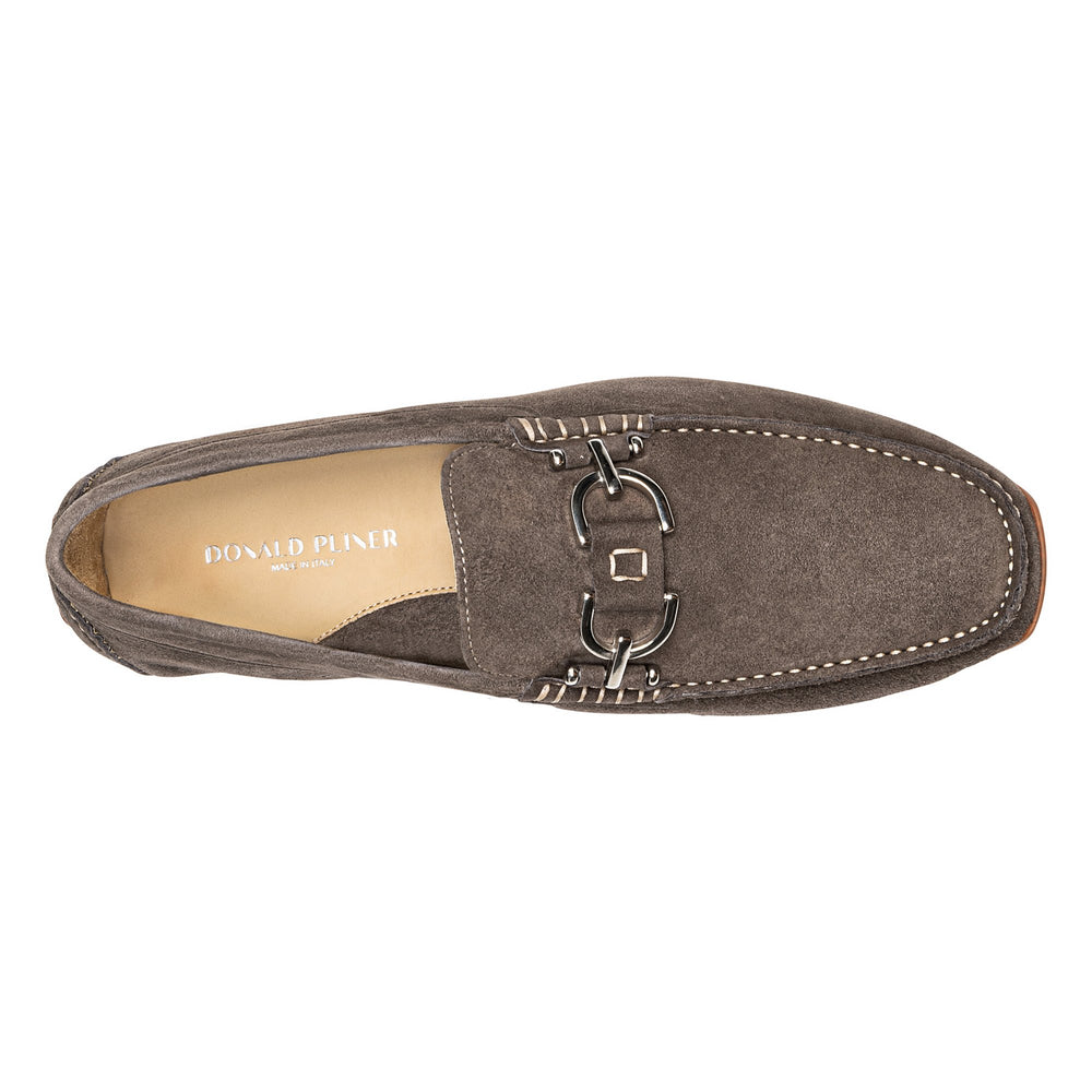 DACIO DRIVER - Taupe Suede | Donald Pliner Casual