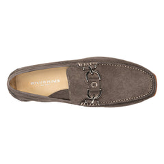 DACIO DRIVER - Taupe Suede | Donald Pliner Casual