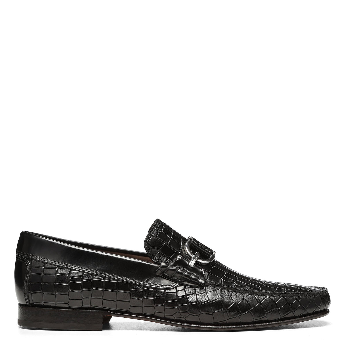 DACIO - Black Croco | Donald Pliner Casual